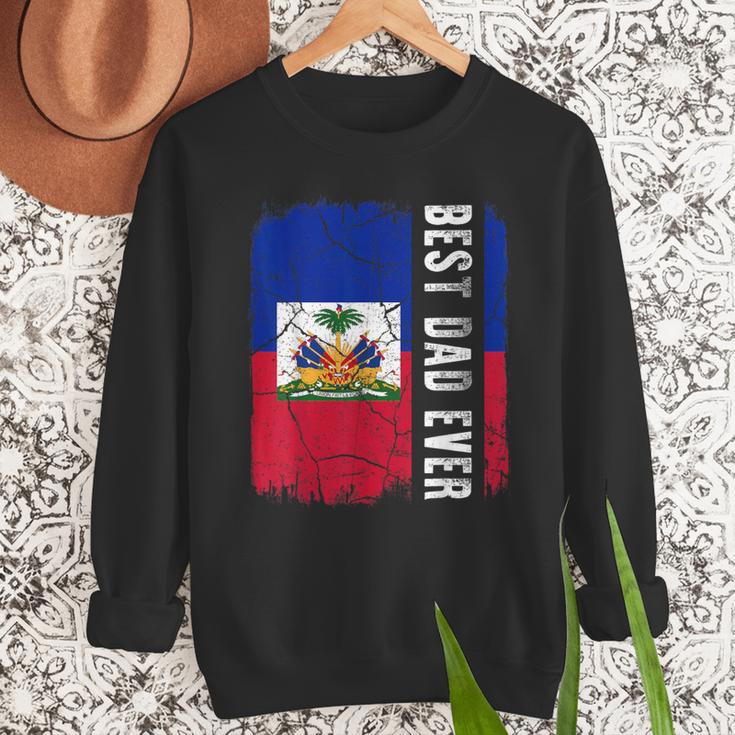 Best Haitian Dad Ever Haiti Daddy Father's Day Men Sweatshirt