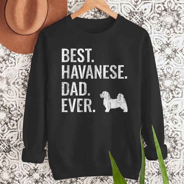 Best Havanese Dad Ever Cool Dog Owner Men Sweatshirt