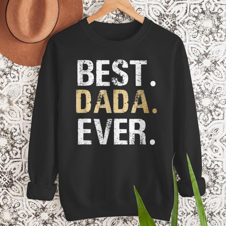 Birthday Fathers Day Christmas For Dada Dada From Granddaughter Grandson Best Dada Men Sweatshirt