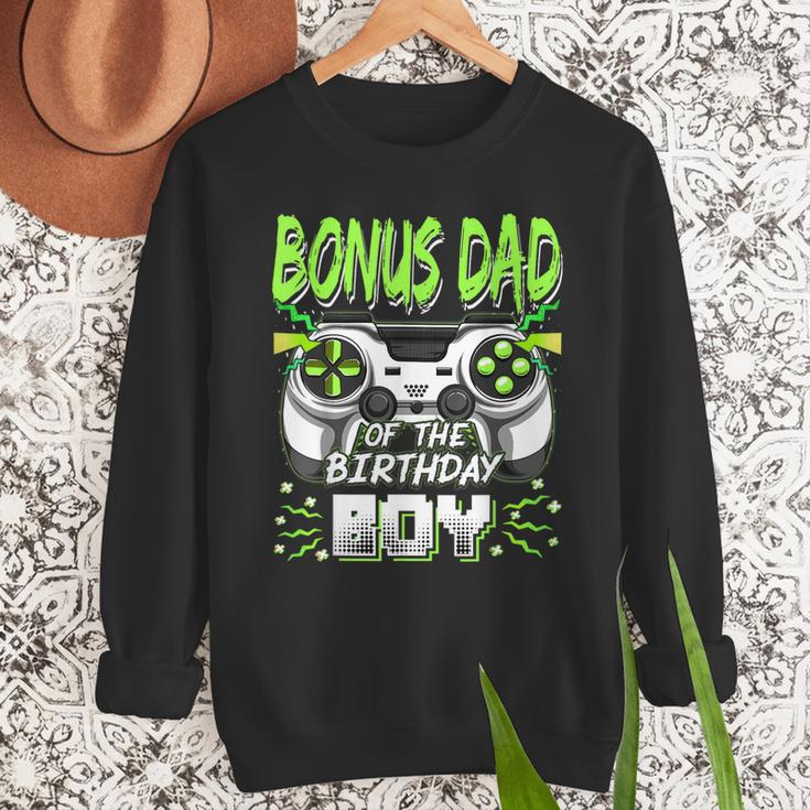 Bonus Dad Of The Birthday Boy Video Game Bday Party Men Sweatshirt