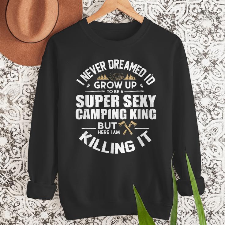 Camping Men Camper RV Camping Vacation Camping Dad Men Sweatshirt