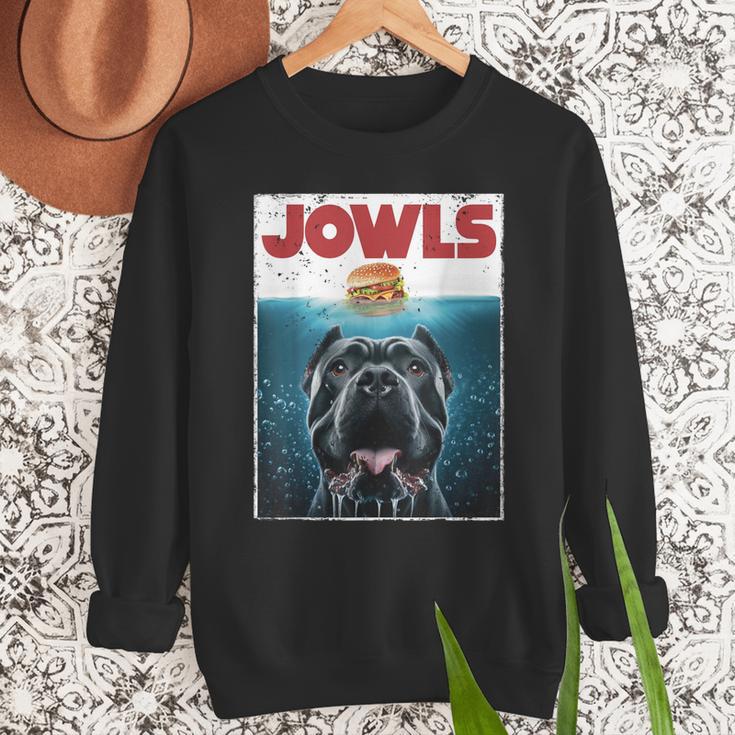 Cane Corso Jowls Top Drool Burger Dog Mom Dog Dad Men Sweatshirt