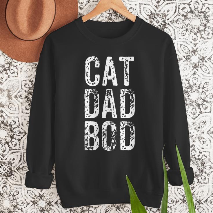 Cat Dad Bod Pet Owner Fitness Gym Men Sweatshirt Cat Dad Bod Pet Owner Fitness Gym Men Sweatshirt