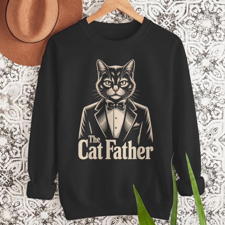 Cat Lover The CatFather Cat Dad Men Sweatshirt Cat Lover The CatFather Cat Dad Men Sweatshirt