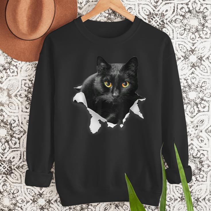 Cat Torn Cloth For Cat Lover Cat Dad Cat Mom Men Sweatshirt