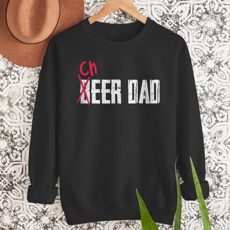 Cheer Dad Beer Dad Cheerleading Father Father's Day Men Sweatshirt