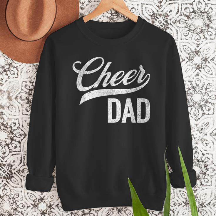 Cheer Dad Green Cheerleading Matching Parents Men Sweatshirt