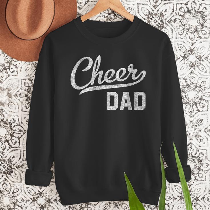 Cheer Dad Proud Cheerleading Dad Small Men Sweatshirt
