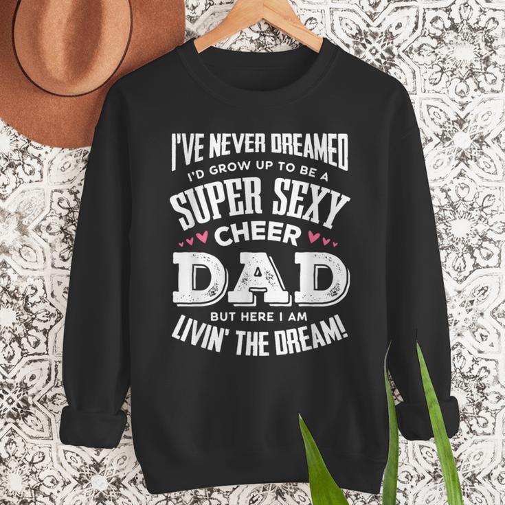 Cheerleading Dad Father Cheer Dad Men Sweatshirt