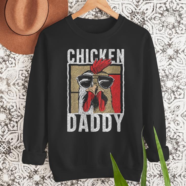 Chicken Daddy a Fun For Every Rooster In The Basket Men Sweatshirt