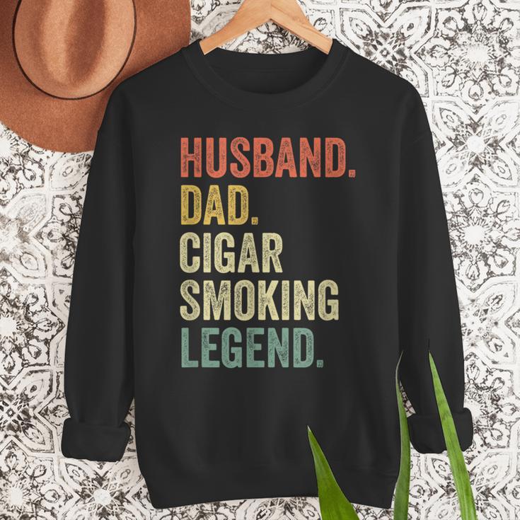 Cigar Lover For Dad Men Vintage Cigar Saying Men Sweatshirt