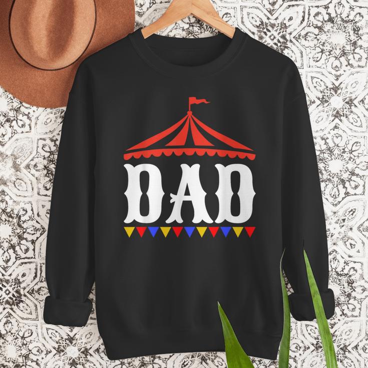 Circus Dad Of The Birthday Boy & Girl Carnival Family Outfit Men Sweatshirt