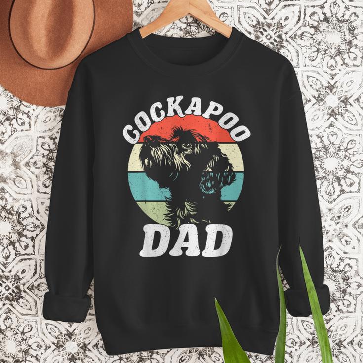 Cockapoo Dad Dog Father's Day Vintage Pet Men Women Kids Men Sweatshirt