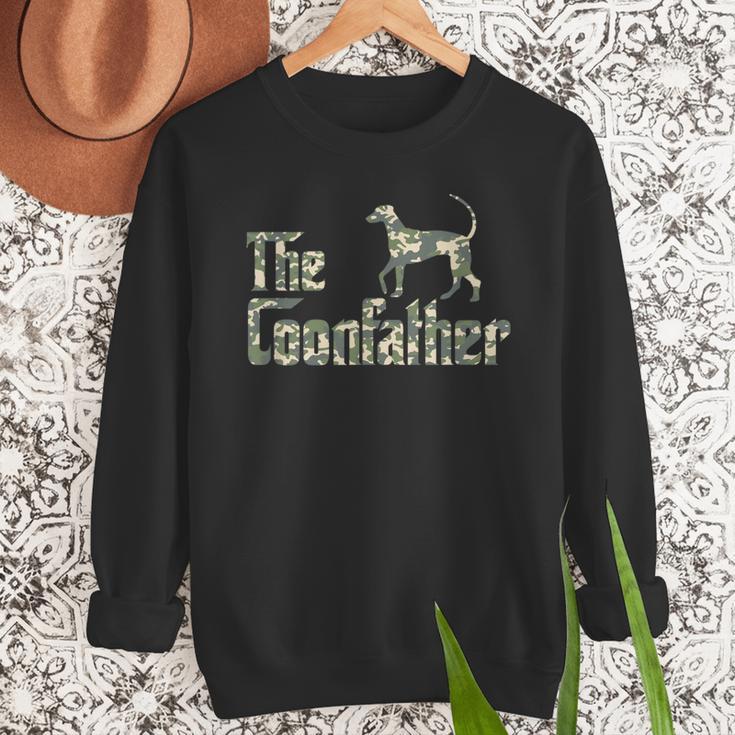 Coonfather Coon Hunting Dogs Coonhound Dad Men Sweatshirt