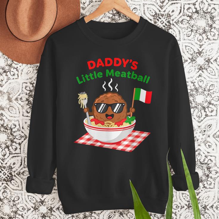 Couple Daddy's Little Meatball Italian Men Men Sweatshirt