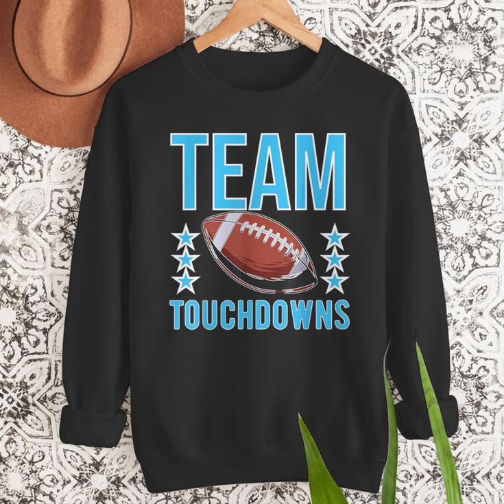 Cute Team Touchdowns Gender Reveal For Mom And Dad Men Sweatshirt