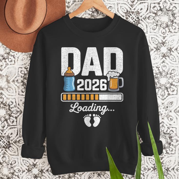 Dad 2026 Loading Expecting New Baby Announcement Men Men Sweatshirt