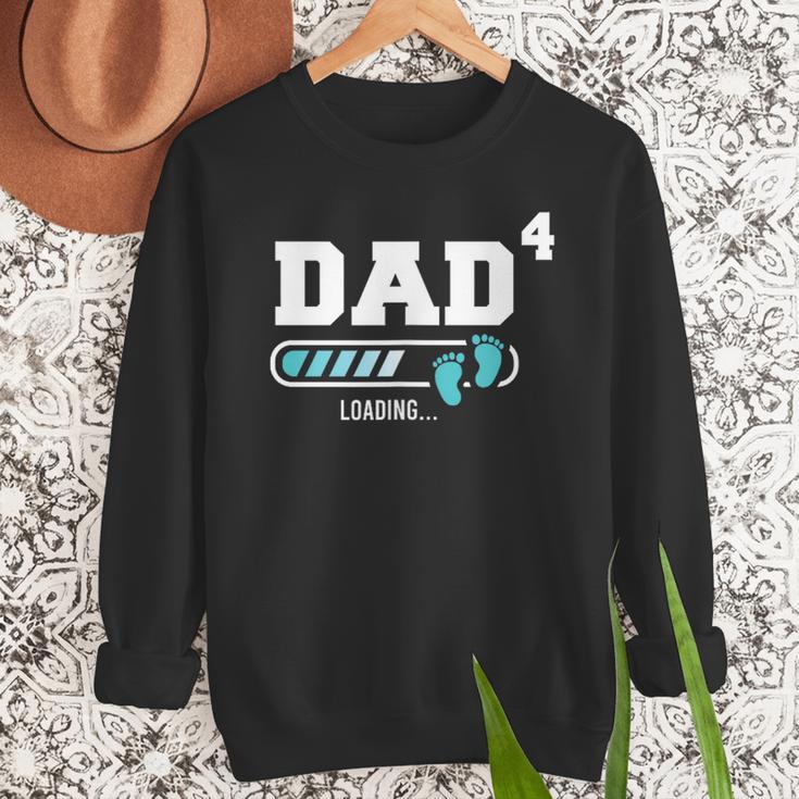 Dad 4 Fourth Time Dad Dad Of Four Men Sweatshirt