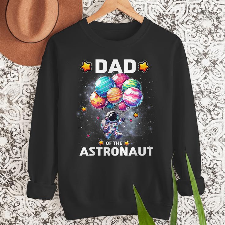 Dad Of The Astronaut Space Theme First Birthday Party Men Sweatshirt