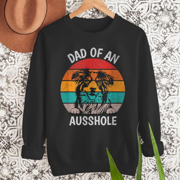 Dad Of An Ausshole Australian Shepherd Aussie Men Sweatshirt