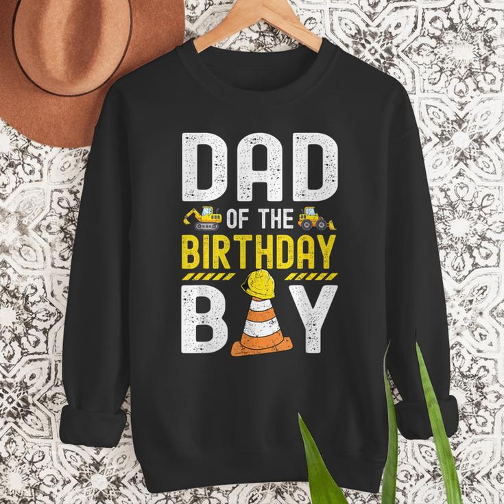 Dad Of The Birthday Boy Construction Worker Bday Men Sweatshirt Dad Of The Birthday Boy Construction Worker Bday Men Sweatshirt