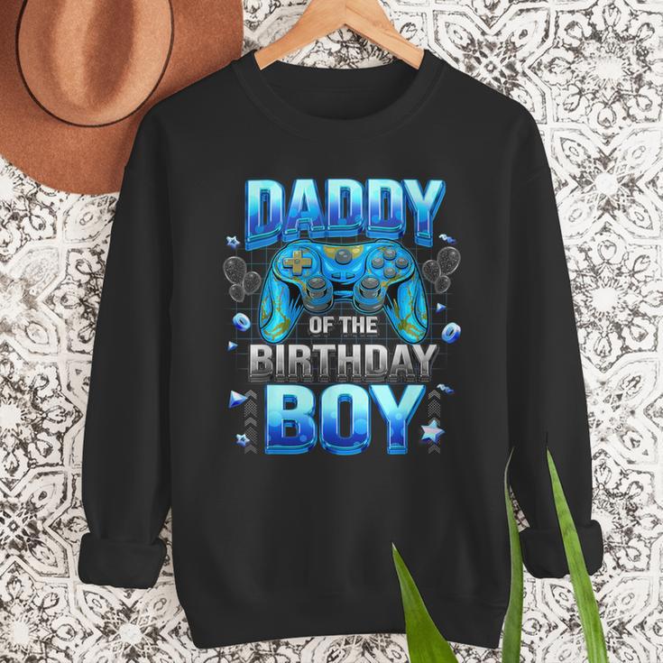Dad Of The Birthday Boy Cool Gamer Video Game Birthday Men Sweatshirt