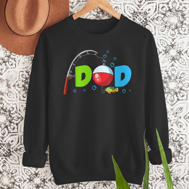 Dad Of The Birthday Boy Birthday Fishing Family Men Sweatshirt