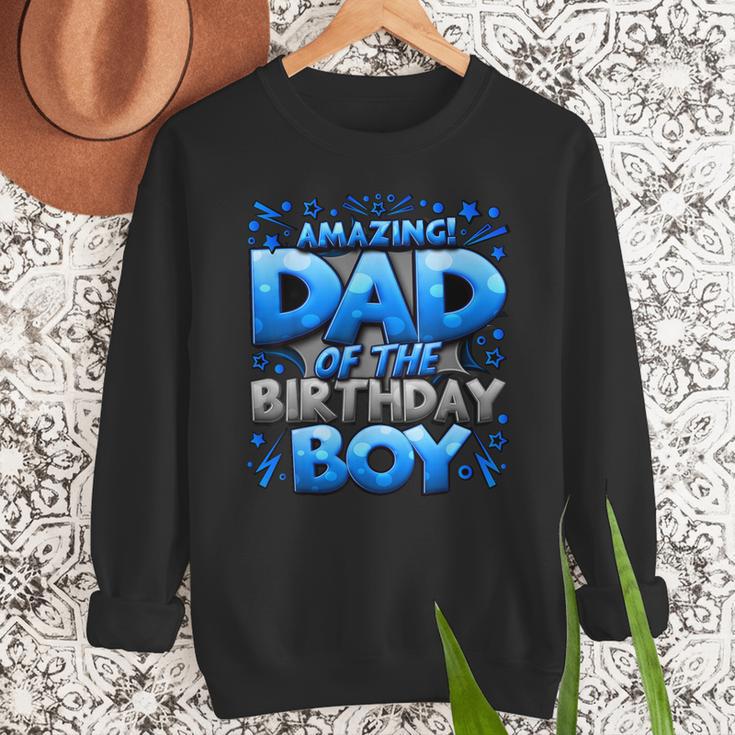 Dad Of The Birthday Boy Matching Family Father Men Sweatshirt