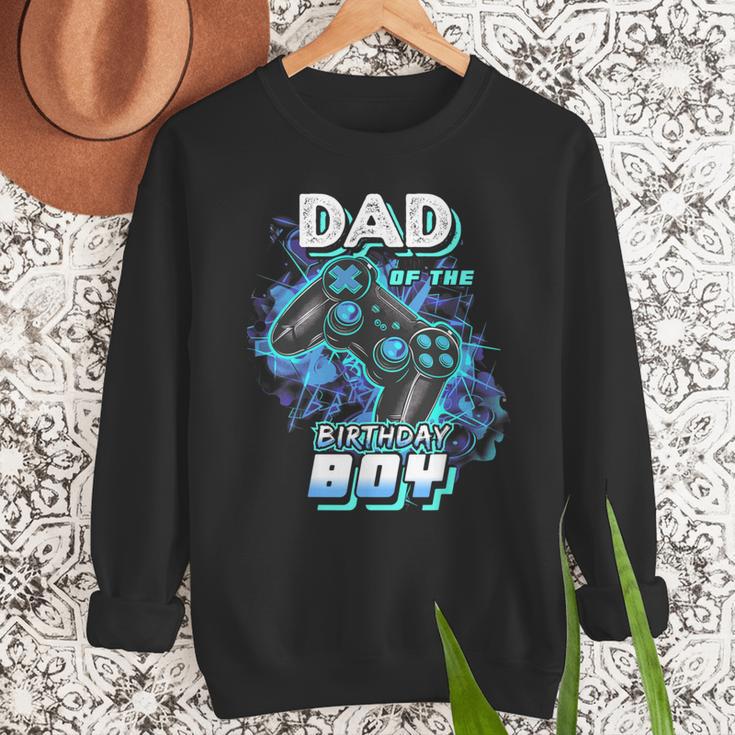 Dad Of The Birthday Boy Matching Video Game Birthday Party Men Sweatshirt