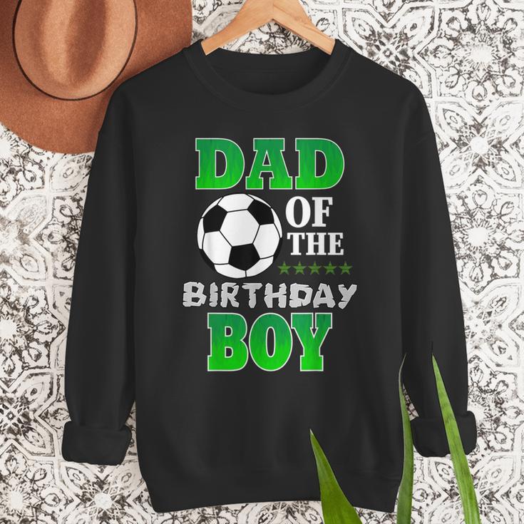 Dad Of The Birthday Boy Soccer Stars Outfit Men Sweatshirt