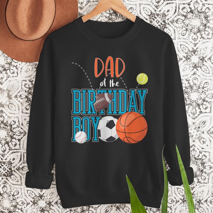 Dad Of The Birthday Boy Sports Matching Family Men Sweatshirt