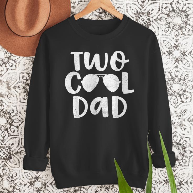 Dad Of The Birthday Boy Two Cool 2nd Bday Father Papa Daddy Men Sweatshirt