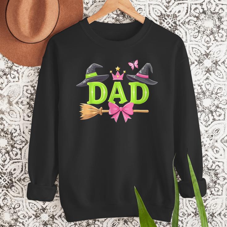 Dad Of The Birthday Girl Witch Family Party Decorations Men Sweatshirt