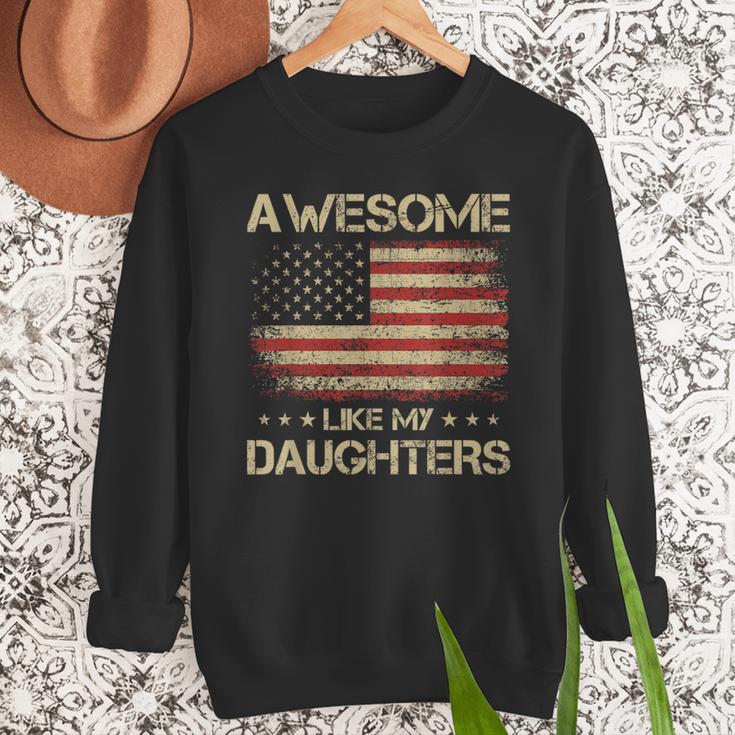 Dad From Daughter Awesome Like My Daughters Men Sweatshirt