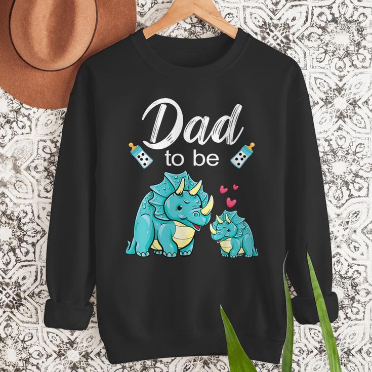 Dad To Be Dinosaur Baby Shower For Boy Men Sweatshirt