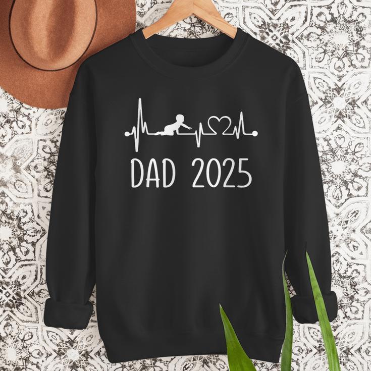 Dad Est 2025 Frequency Pulse New Dad To Be Men Sweatshirt