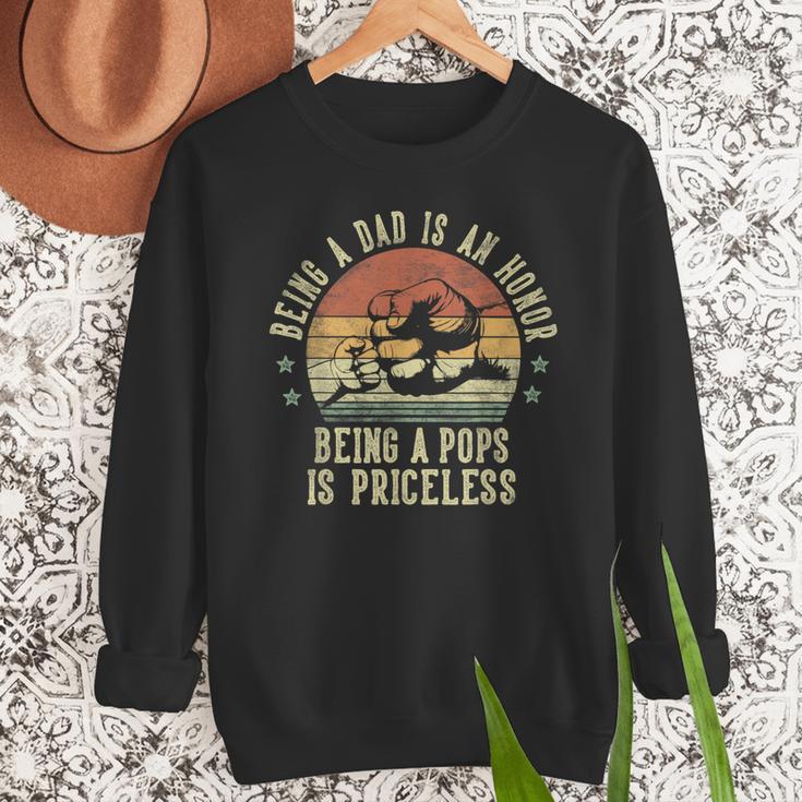 Being A Dad Is An Honor Being A Pops Is Priceless Pops Men Sweatshirt Being A Dad Is An Honor Being A Pops Is Priceless Pops Men Sweatshirt