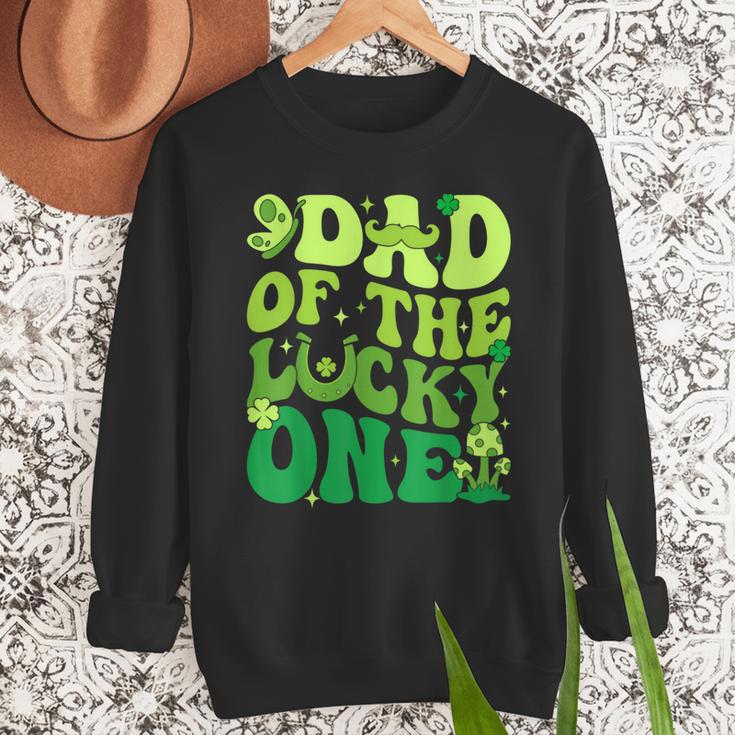 Dad Of The Lucky One Saint Patrick's Day Children Birthday Men Sweatshirt