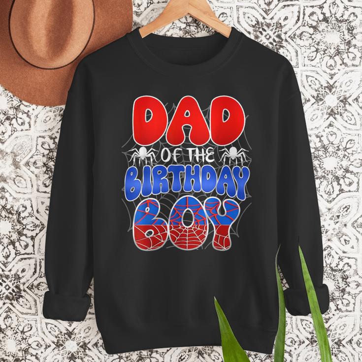 Dad And Mom Birthday Boy Spider Family Matching Men Sweatshirt
