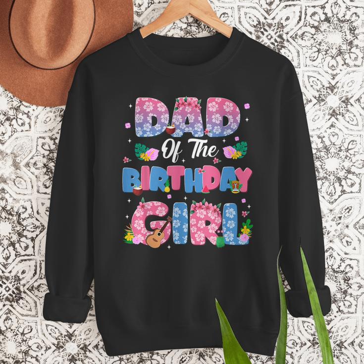 Dad And Mom Of The Birthday Girl Party Decor Family Matching Men Sweatshirt