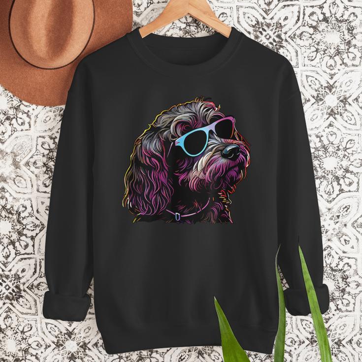 Dad Mom Cool Dog Sunglasses Cockapoo Men Sweatshirt Dad Mom Cool Dog Sunglasses Cockapoo Men Sweatshirt