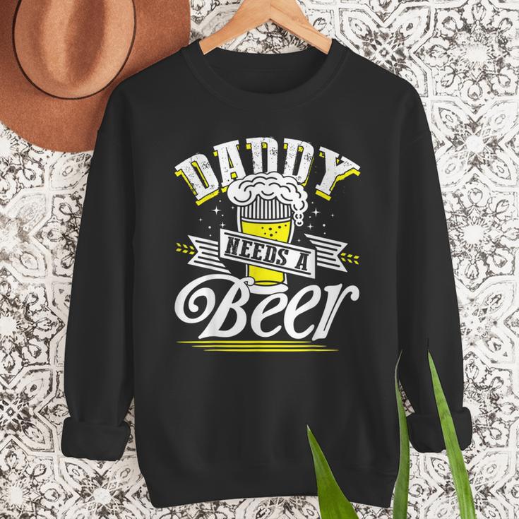 Dad Needs A Beer Button Up Shirts Beer Drinking Lover Men Sweatshirt Dad Needs A Beer Button Up Shirts Beer Drinking Lover Men Sweatshirt