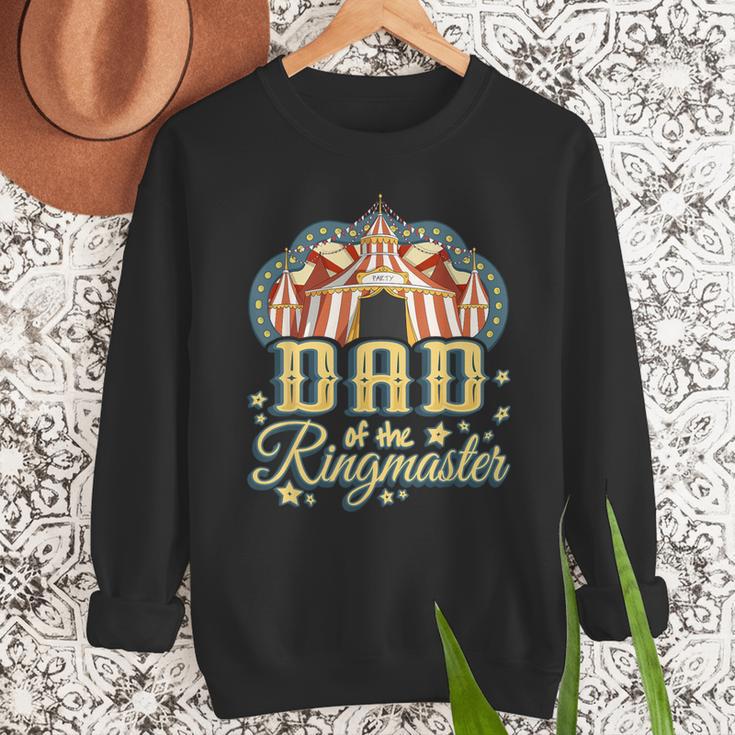 Dad Of The Ringmaster Kids Circus Theme B-Day Party Men Sweatshirt