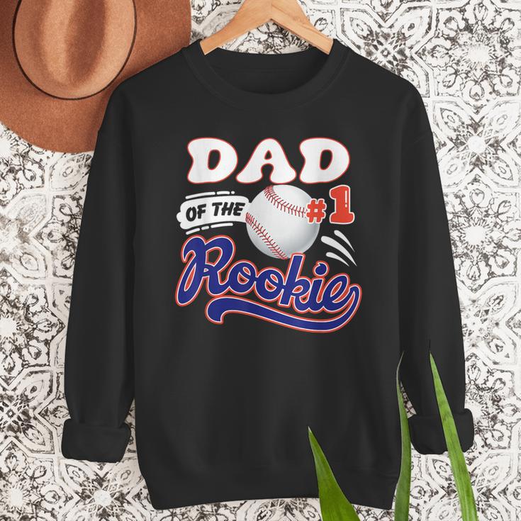Dad Rookie Of Year 1st Birthday Baseball Theme Matching Men Sweatshirt Dad Rookie Of Year 1st Birthday Baseball Theme Matching Men Sweatshirt