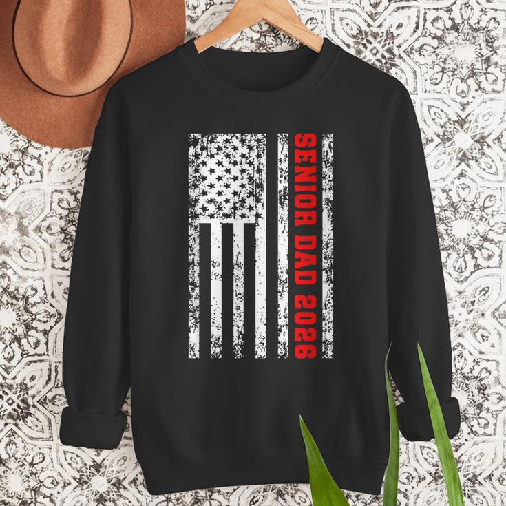 Dad Senior 2026 Proud Dad Of A Class Of 2026 Graduate Flag Men Sweatshirt