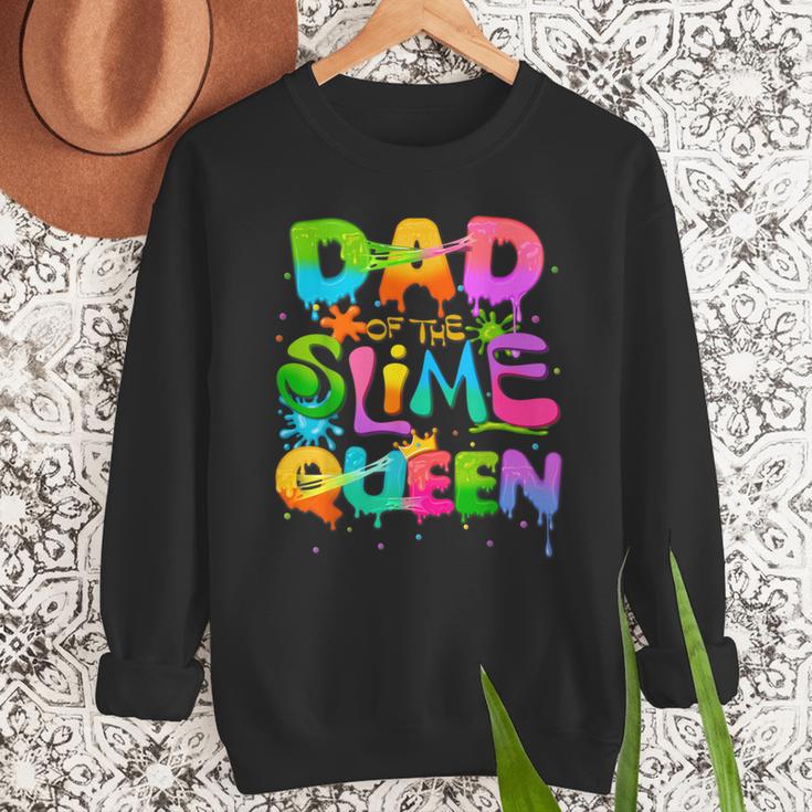 Dad Of The Slime Queen Birthday Family Matching Party Men Sweatshirt Dad Of The Slime Queen Birthday Family Matching Party Men Sweatshirt