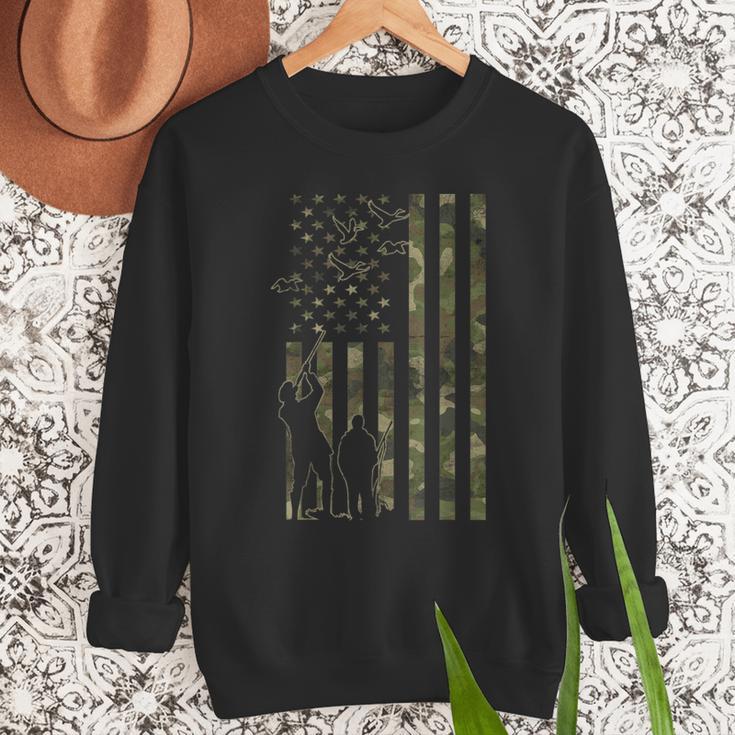 Dad And Son Duck Hunting Father And Son Matching Hunting Men Sweatshirt Dad And Son Duck Hunting Father And Son Matching Hunting Men Sweatshirt