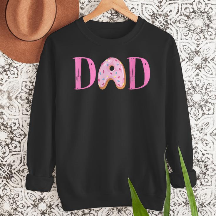 Dad Of The Sweet One Birthday Donut Girl 1st Birthday Men Sweatshirt