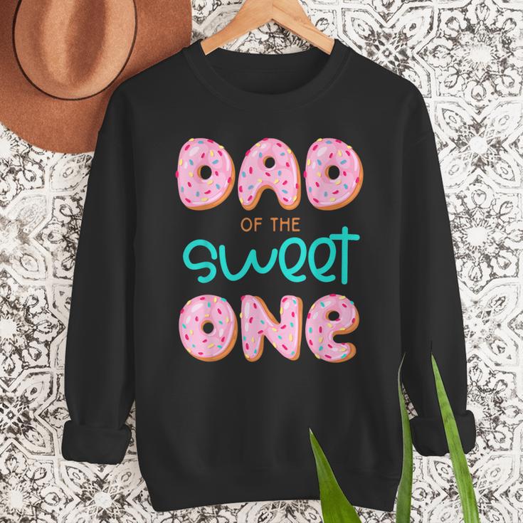 Dad Of Sweet One First Birthday Matching Family Donut Theme Men Sweatshirt
