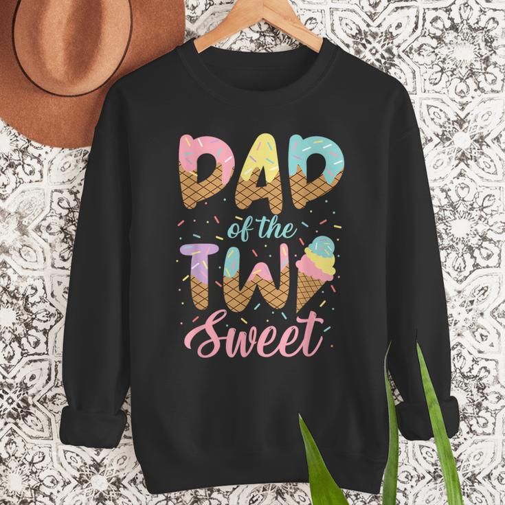 Dad Of The Two Sweet Birthday Girl Ice Cream Lovers 2nd Men Sweatshirt Dad Of The Two Sweet Birthday Girl Ice Cream Lovers 2nd Men Sweatshirt